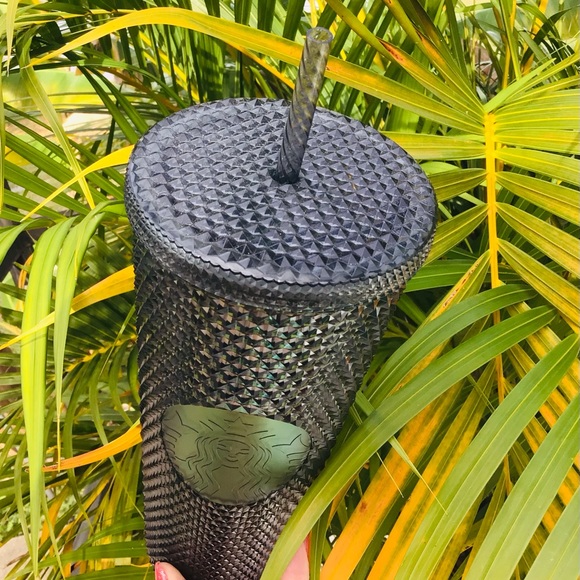 Starbucks Black Studded Unicorn Cup Iridescent Limited Edition Tumbler Venti New - Picture 6 of 11